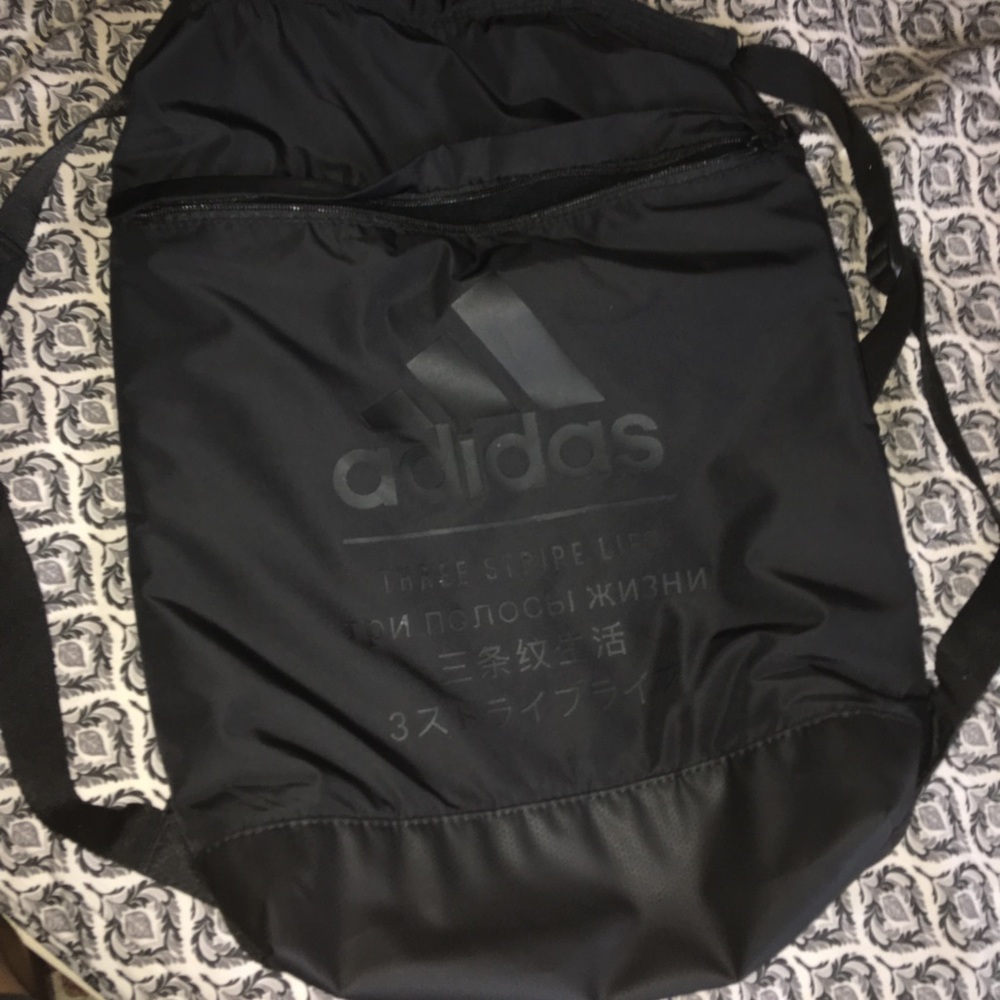 Adidas drawstring bag